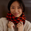 HYDROFIELE DOEK BIANCA VICHY ZWART / TOMAAT