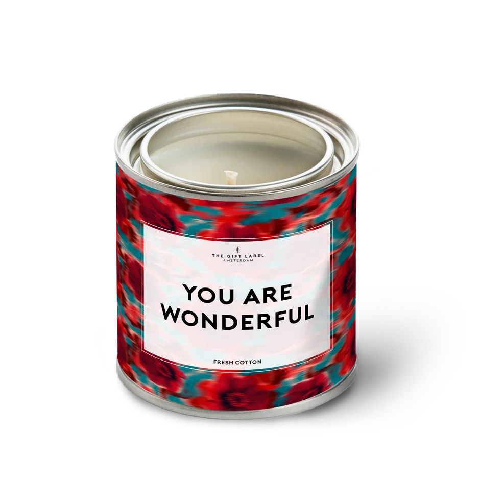 Candletin310gr - You Are Wonderful - Jasmine Vanilla