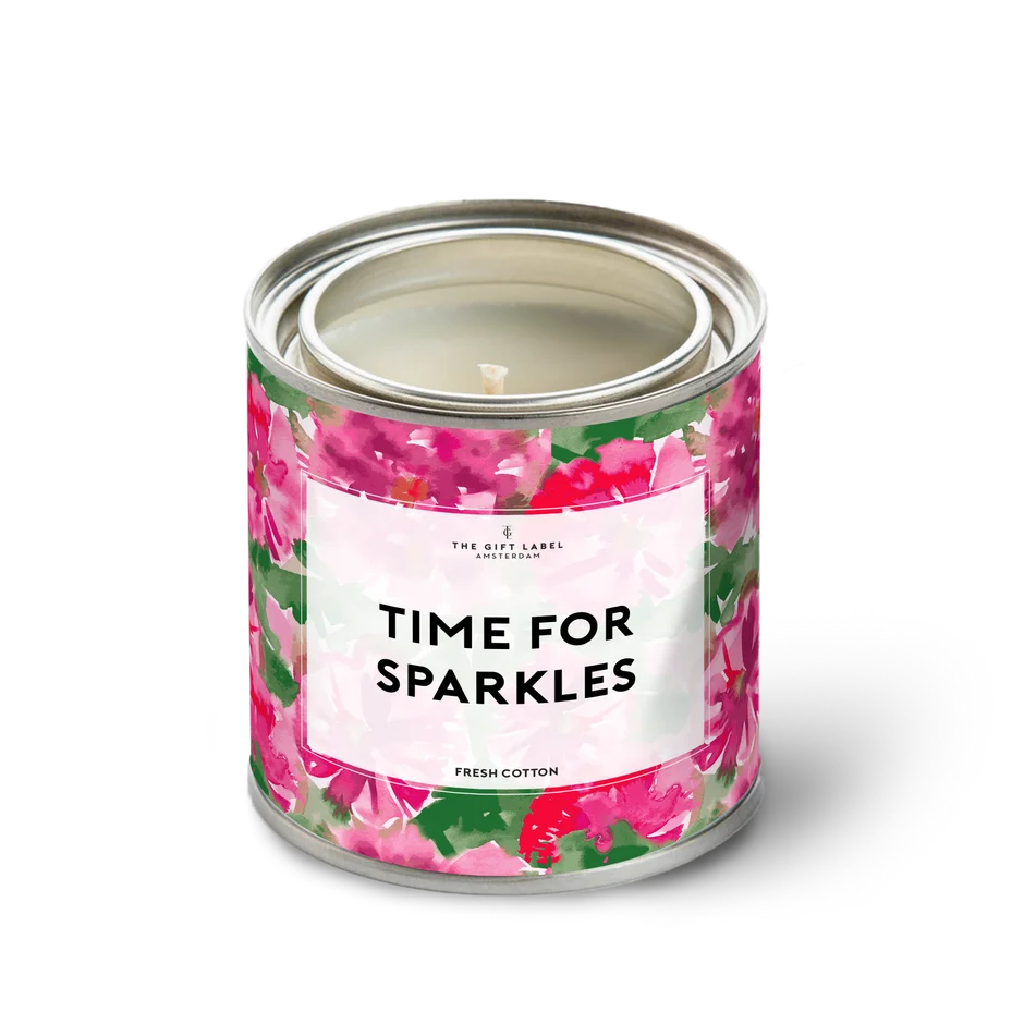 Candletin310gr - Time For Sparkles - Jasmine Vanilla