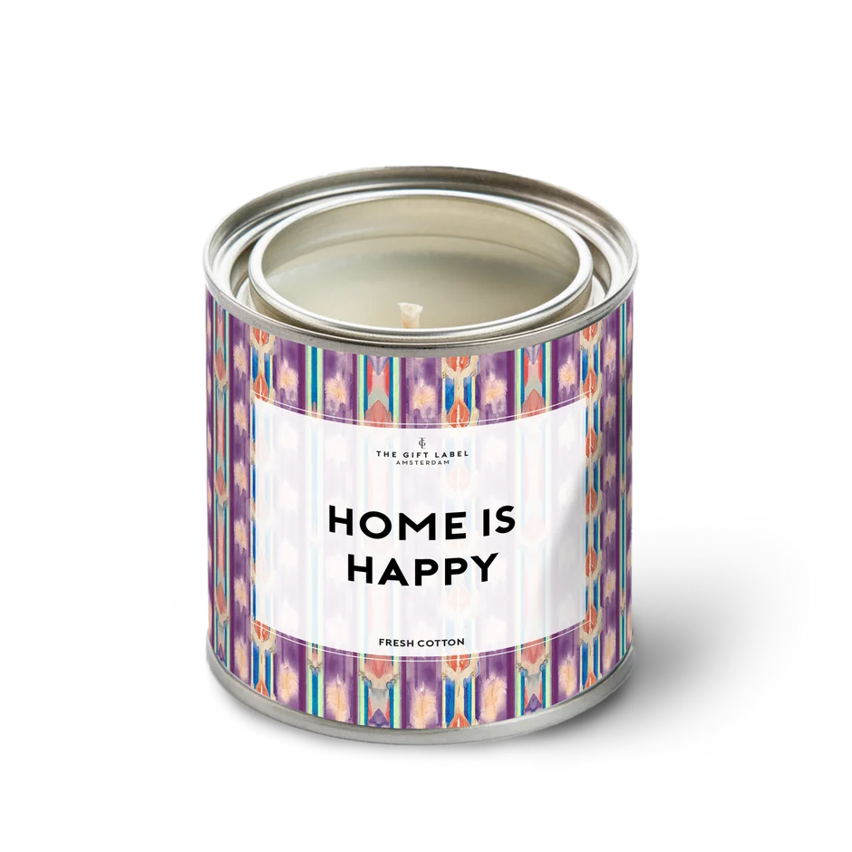 Candletin310gr - Home Is Happy - Fresh Cotton