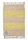 Chindi Rug 45x60cm neon yellow creme