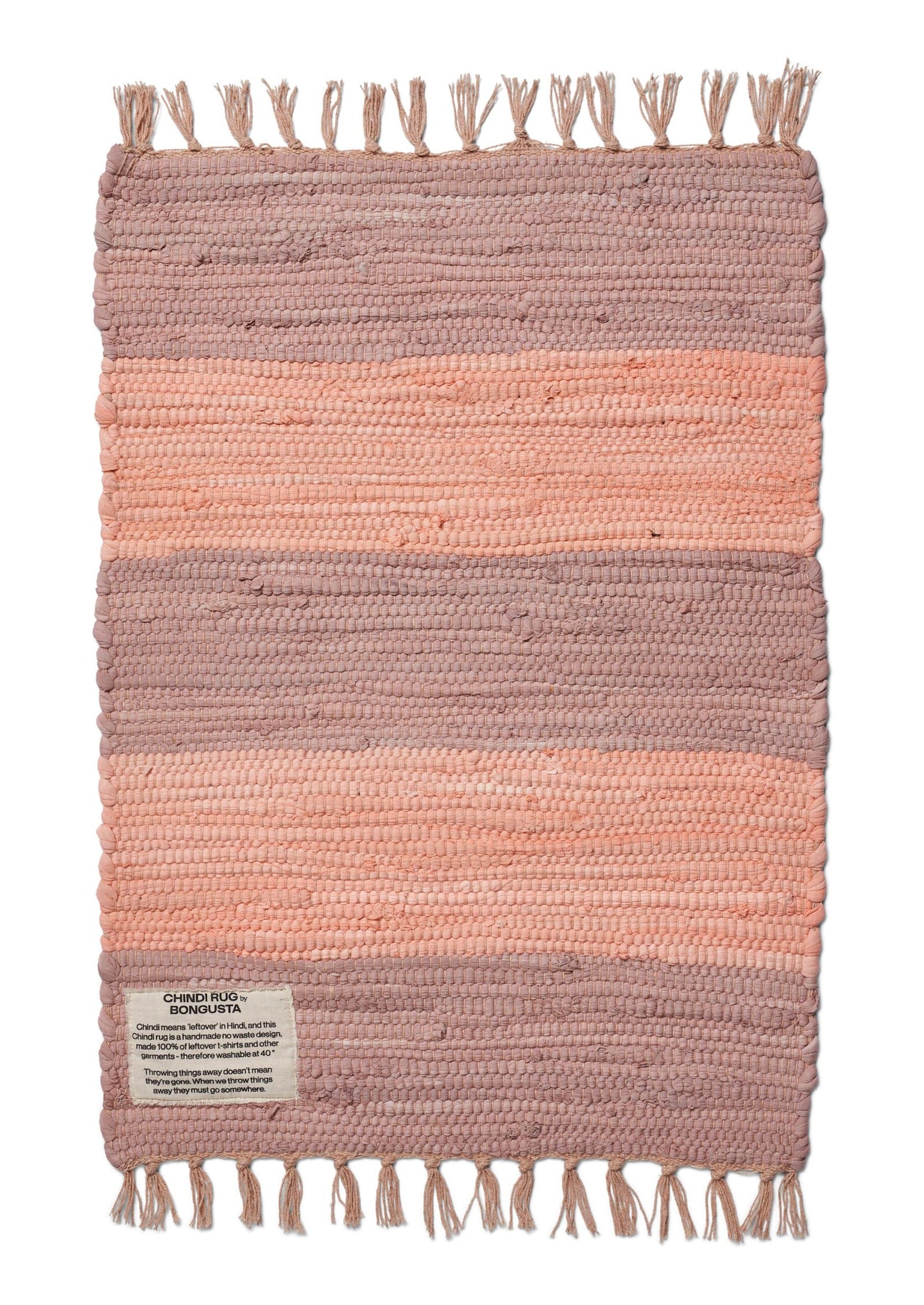 Chindi Rug 45x60cm tropicana ash rose