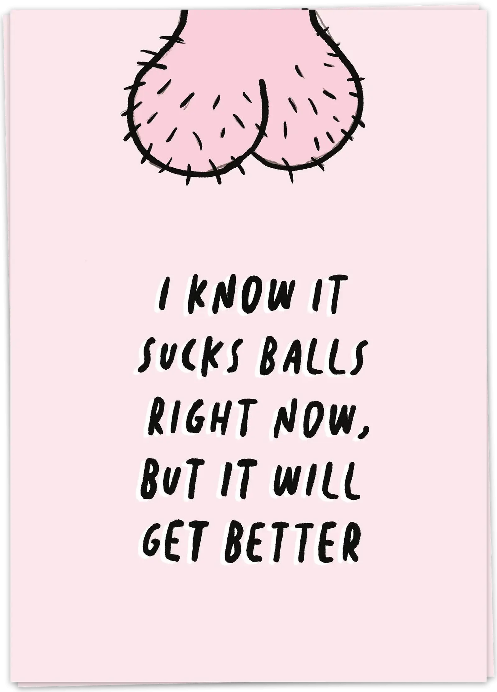 Kaart Blanche  postkaarten Single