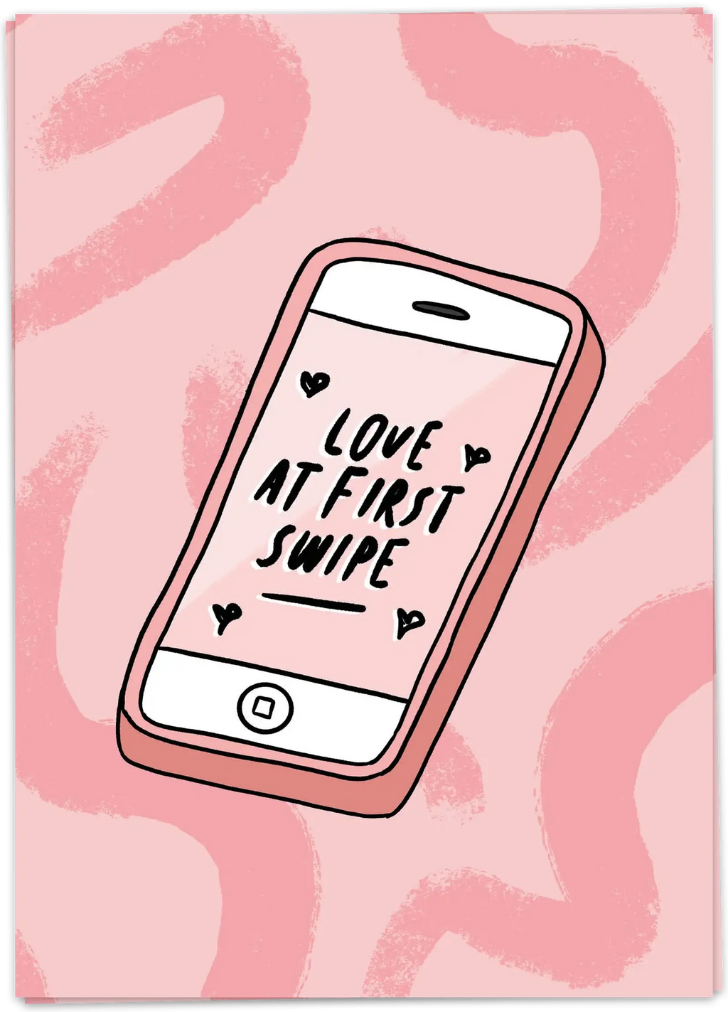 kb-l031-kaart-blanche-wenskaart-love-at-first-swipe