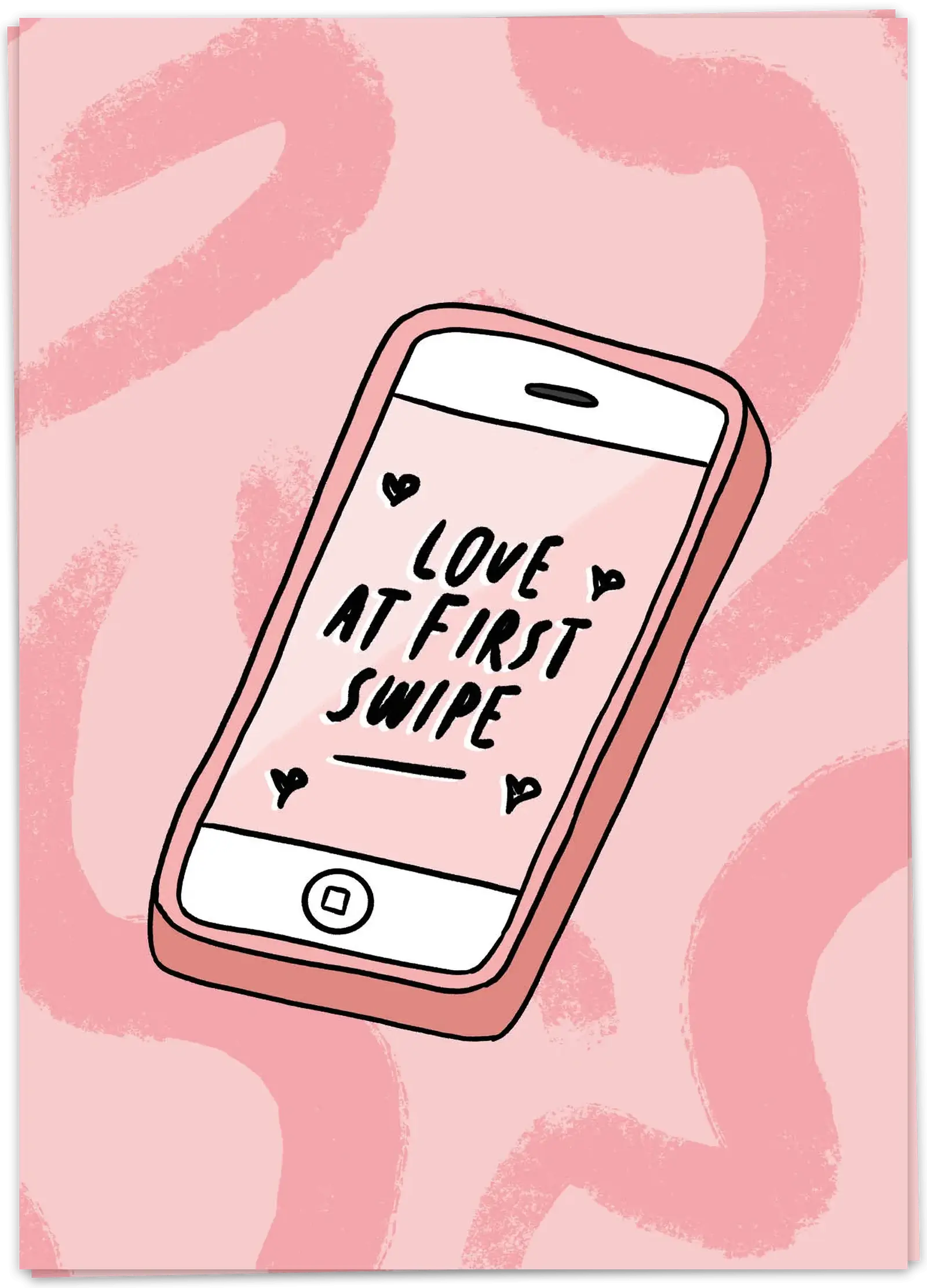 kb-l031-kaart-blanche-wenskaart-love-at-first-swipe