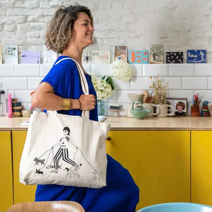 tote bag xl cats