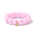 Armband Acryl Hart            Roze