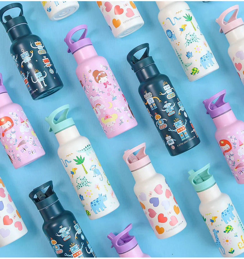XL RVS drinkfles: Prinsessen