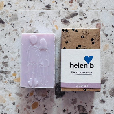 zeepje naked couple back        LAVENDEL