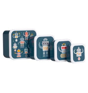 Lunch & snack box set: Robots
