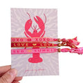 Armband Tekstlint Wenskaart Lobster