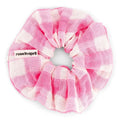 SCRUNCHIE GINGHAM NEONROZE