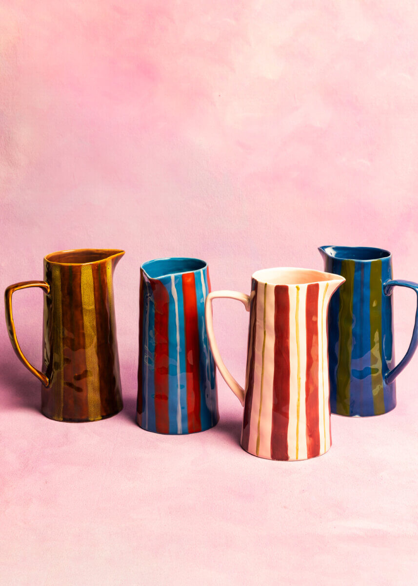 Marcelle Jug    ROZE/BORDEAUXROOD